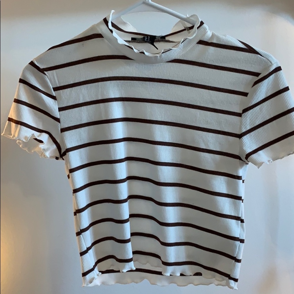 Striped crop top